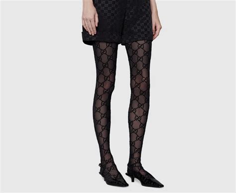 gucci tights black ssense|genuine Gucci tights.